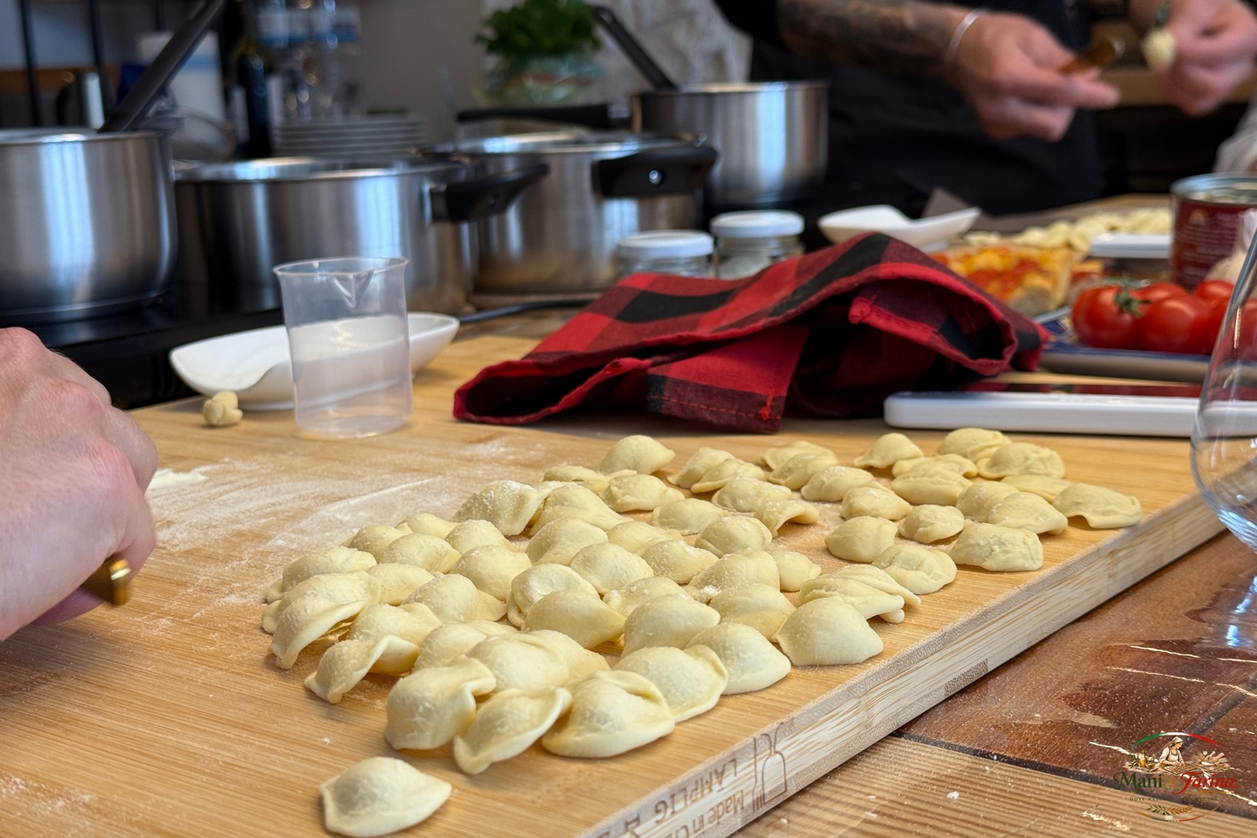 Orecchiette appena preparate